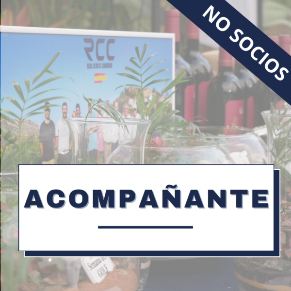 Cena - Acompañante - No Socio