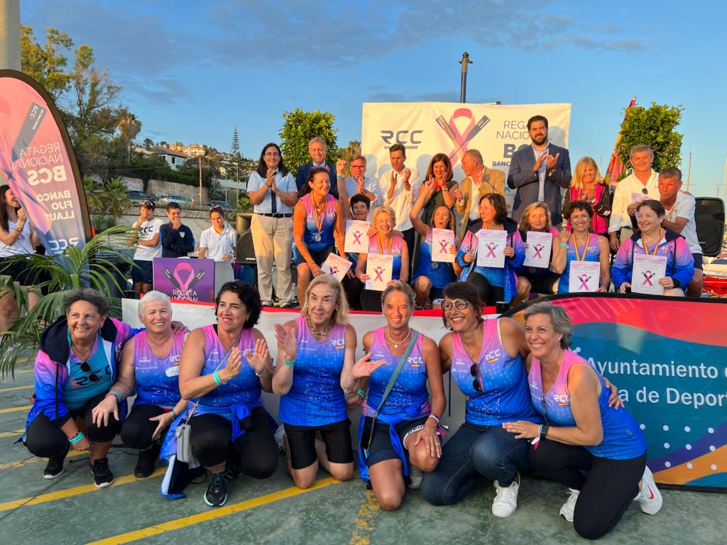 1ª Regata de Remo Nacional en Banco Fijo LLaut para BCS (Mujeres operadas de cáncer de mama)