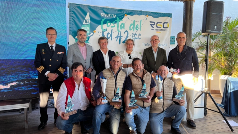 La embarcación ‘Uxama’ de Pablo Valenzuela y Alejandro García gana la 5ª Regata Vuelta Costa del Sol A Dos, Trofeo Senda Azul